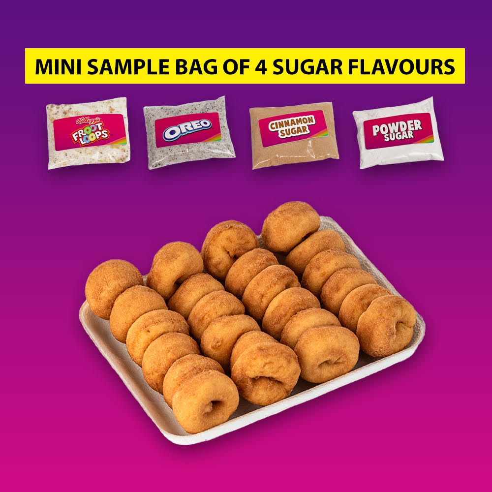 Mini Donuts Sampler Kit | Concession and Carnival Foodservice Supplies Canada
