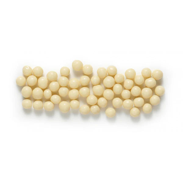 Mona Lisa - White Chocolate White Crispearls - 800g Bag - Case of 4 x 800g - Barry Callebaut - Canadian Distribution