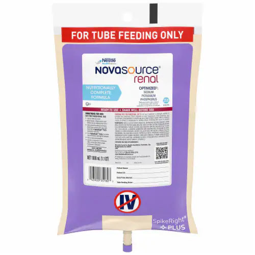 Novasource® Renal - Tube Feed - 6 x 1000 ML - Nestle Health Science