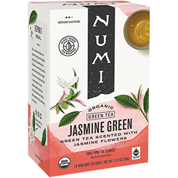 Numi - Jasmine Green - Case of 108 Tea Bags | Certified Fairtrade Organic