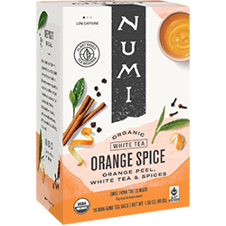 Numi - Orange Spice - Case of 96 Tea Bags | Certified Fairtrade Organic