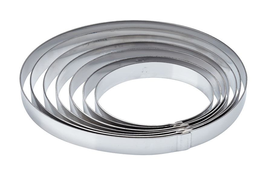 
 Pavoni® Stainless Steel Cake Ring - Round