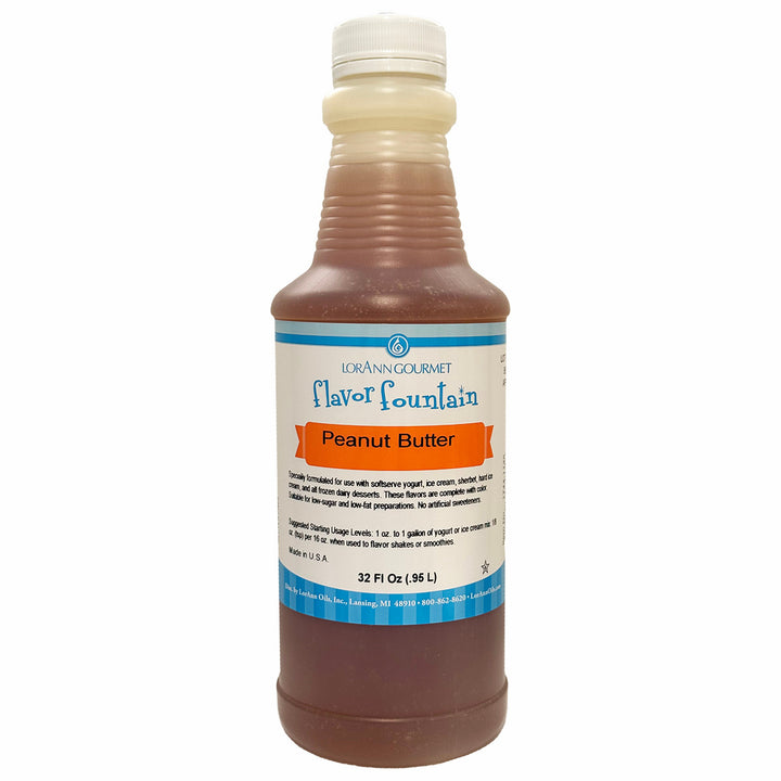 Bouteille de 32 oz de saveur de beurre d'arachide du Texas