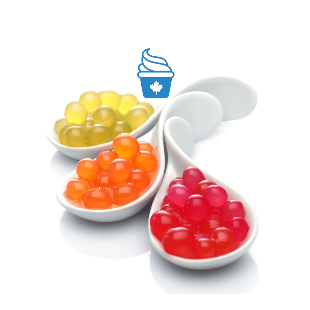 Assorted Flavors of Popping Boba - Canadian Supplier and Distributor