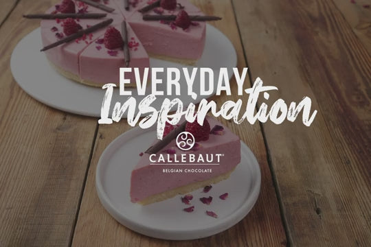 How To Make Yuzu Ruby Chocolate No Bake Cheesecake with RB1 Callebaut
