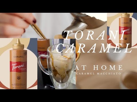 Sauce caramel Torani 64 oz 4/paquet