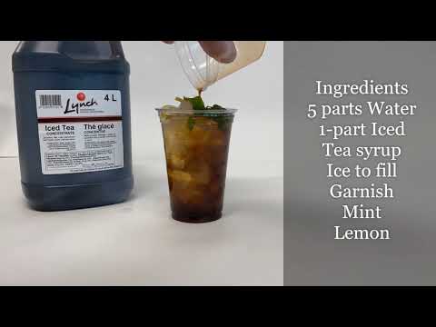 Lynch Iced Tea Recipe Video