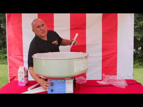 Video showing how to make cotton candy for business