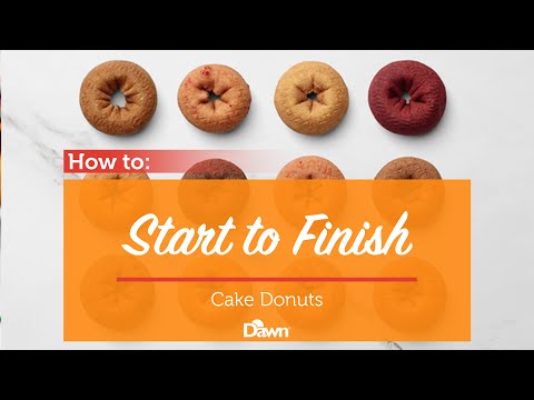 How to make Mini Donuts and Cake Donuts Youtube Mixing Instructions