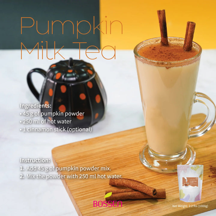 pumpkin milk tea bossen