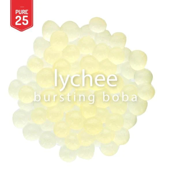 Pure25 Lychee Bursting Boba - Bubble Tea Supplier