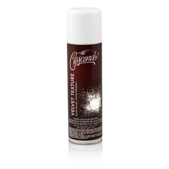 White Cocoa Butter Velvet Coloring Spray - 12 x 250 mL BC - CW Canada - Canadian Distribution