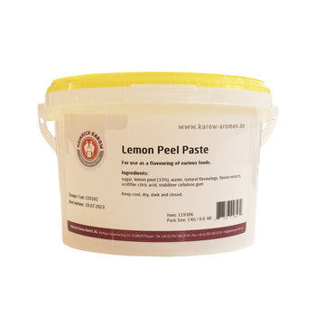 Lemon Peel In Lemon Oil - 3 kg Case - CW Canada - Canadian Distribution