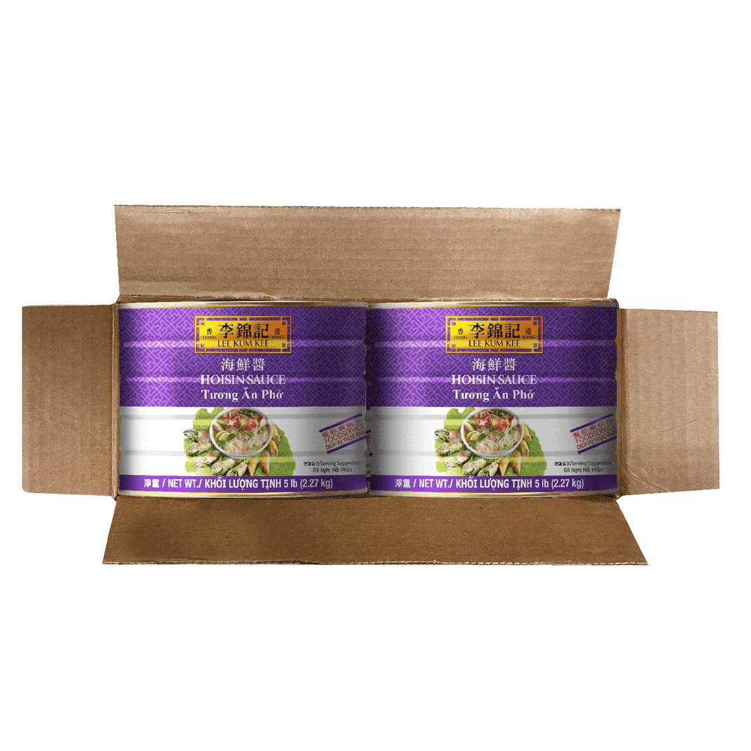 Case of Sauce Hoisin - 6 x 5 lbs (Case = 1 x 5 lbs) - Lee Kum Kee - Restaurant and Foodservice Ingredients - Canadian Distribution