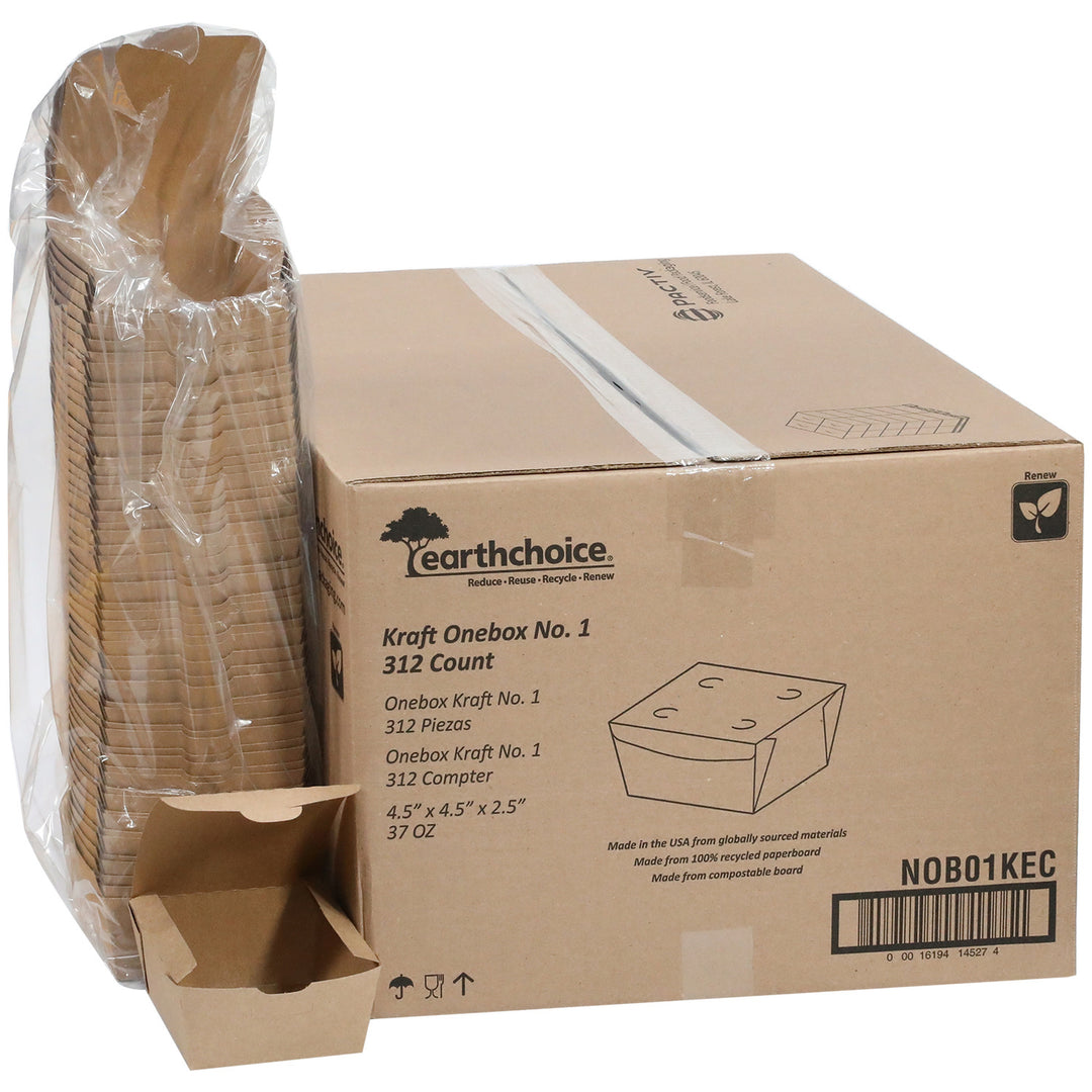 Container Paper 1 Kraft 4.5 x 4.5 - 6 x 52 count - Earth Choice - Packaging and Accessories - Restaurant Supplies and Equipment - Canadian Distribution