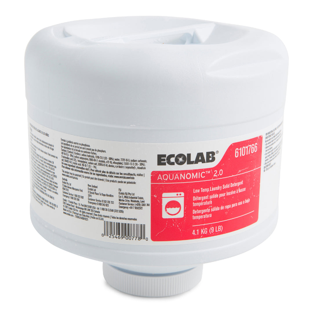 Detergent Laundry Solid AQN2 - 4 x 9 lb - Ecolab - Packaging and Accessories - Restaurant Supplies and Equipment - Canadian Distribution