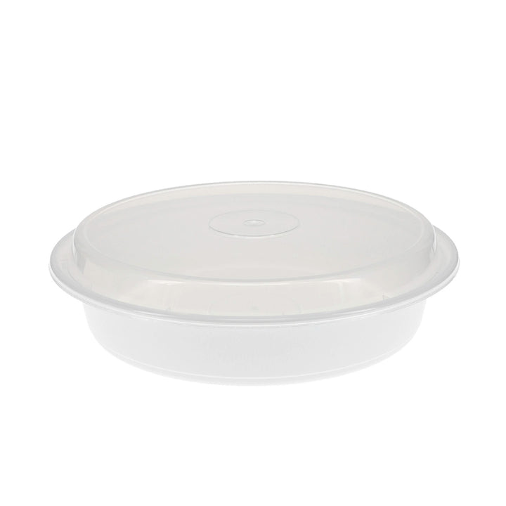 Container Plastic Round White with Lid - 150 x 48 oz - Versatainer - Packaging and Accessories - Restaurant Supplies and Equipment - Canadian Distribution