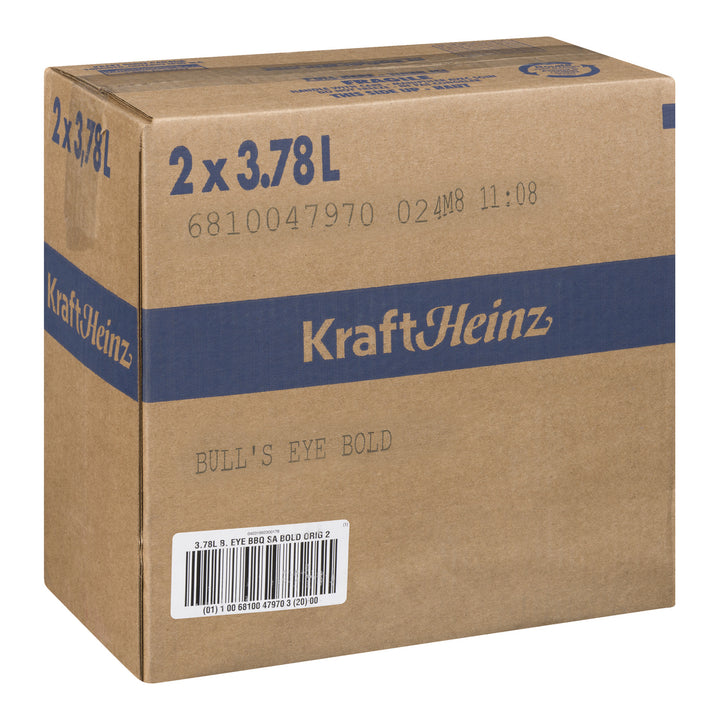 Sauce BBQ Bull's Eye - 2 x 3.78 L - Kraft - Restaurant and Foodservice Ingredients - Canadian Distribution