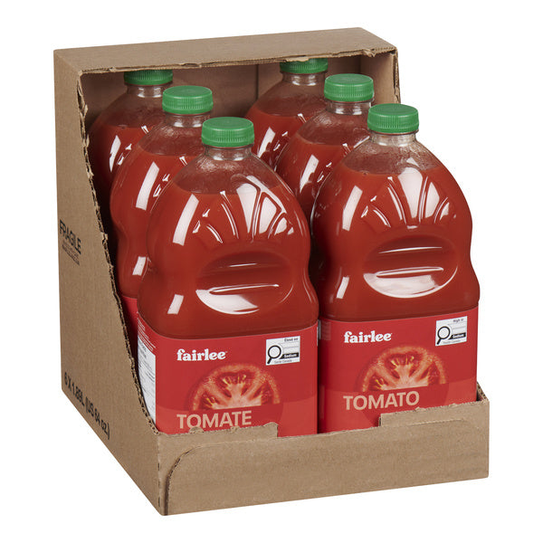 Juice Tomato Cocktail - Fairlee Juices - 6 x 1.89 L - Restaurant and Foodservice Ingredients - Canadian Distribution - Ships Free Within Canada on Orders Above CAD $199