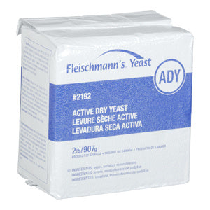 Yeast Active Dry - 2 lbs (Case = 12 x 2 lbs) - Fleischmans - Baking Mixes and Ingredients - Canadian Distribution