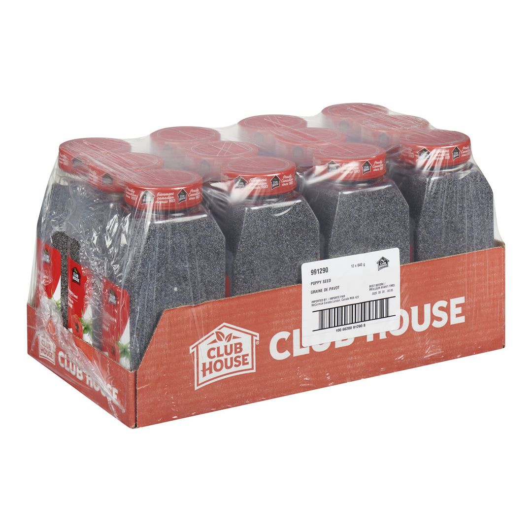 Case of Spice Poppy Seed - 12 x 640 g (Case = 1 x 640 g) - Clubhouse - Restaurant and Foodservice Ingredients - Canadian Distribution