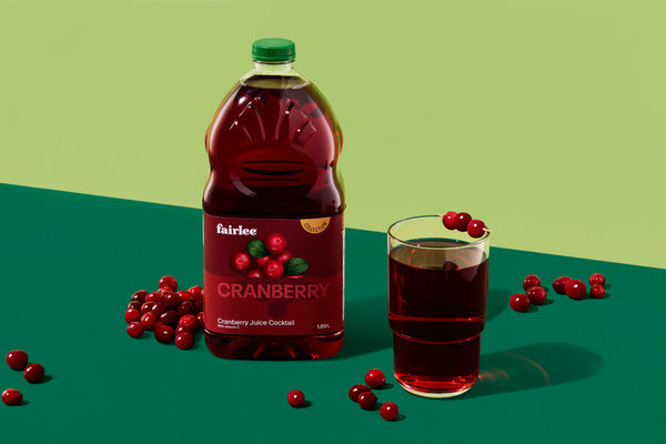 Juice Cranberry Cocktail Natural - Fairlee Juices - 6 x 1.89 L - Restaurant and Foodservice Ingredients - Canadian Distribution - Ships Free Within Canada on Orders Above CAD $199