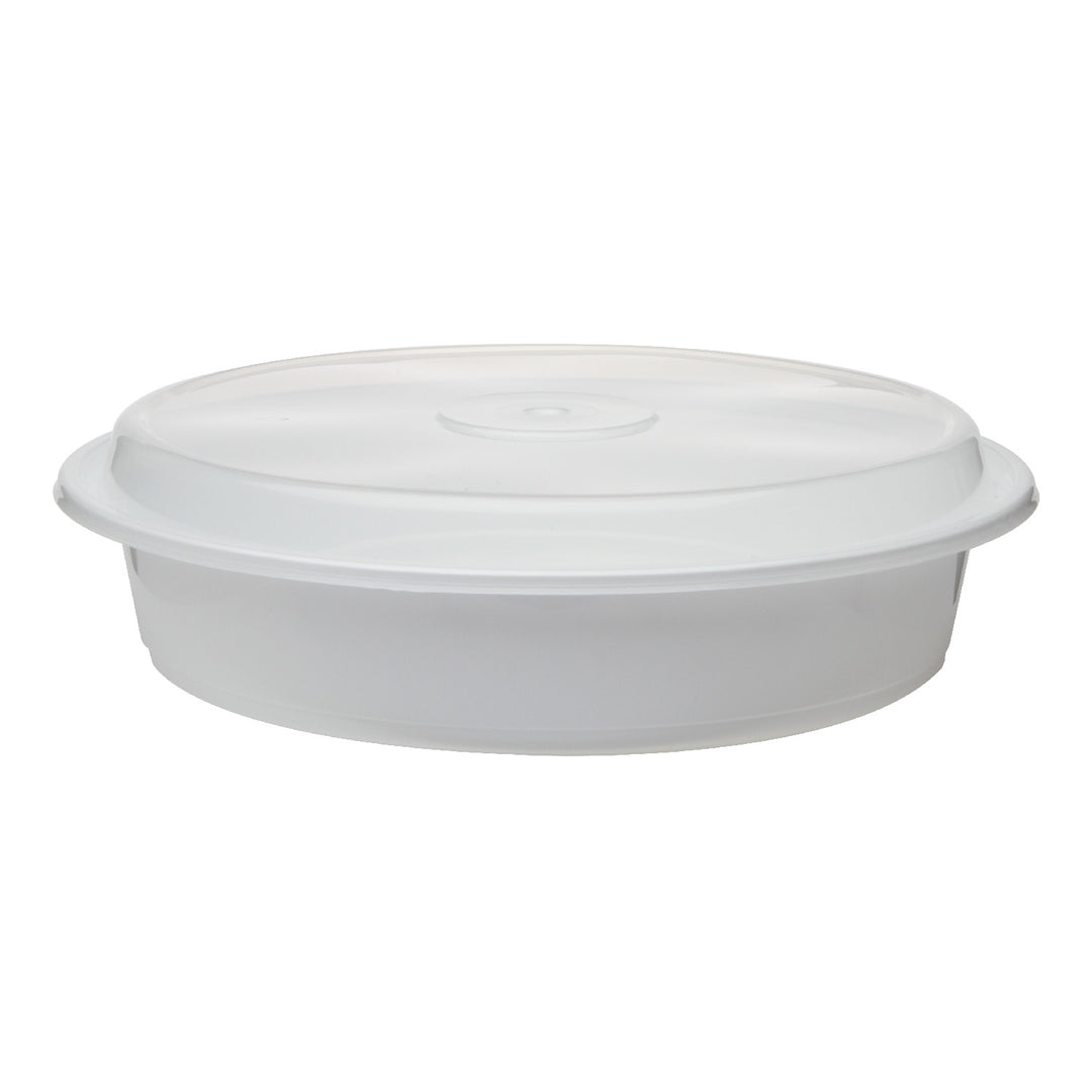 Container Plastic Round White with Lid - 150 x 48 oz - Versatainer - Packaging and Accessories - Restaurant Supplies and Equipment - Canadian Distribution