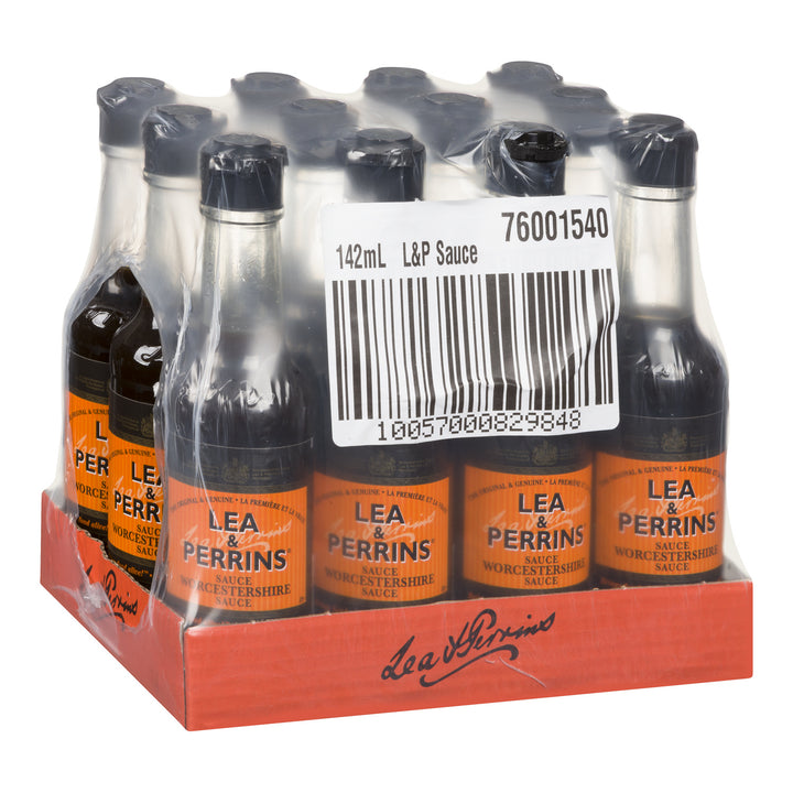 Sauce Worcestershire - 12 x 142 mL - Lea & Perrins - Restaurant and Foodservice Ingredients - Canadian Distribution