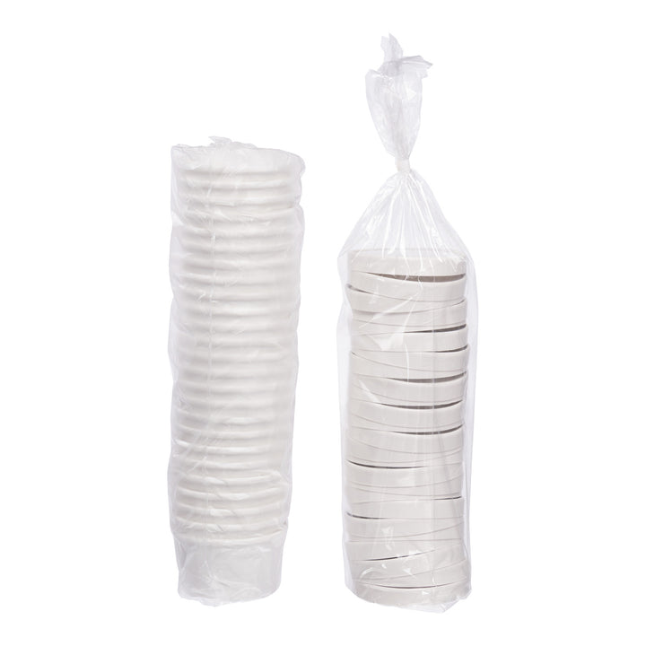 Container Paper Round Combo With Lid 8 oz. - 1 x 500 count - Solo Cup - Packaging and Accessories - Restaurant Supplies and Equipment - Canadian Distribution