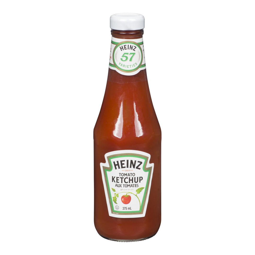 Ketchup Bottled - 24 x 375 mL - Heinz - Restaurant and Foodservice Ingredients - Canadian Distribution