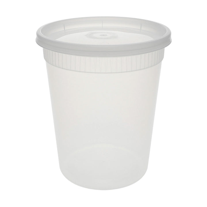 Container Plastic Deli Translucent With Lid - 240 x 32 oz - Delitainer - Packaging and Accessories - Restaurant Supplies and Equipment - Canadian Distribution