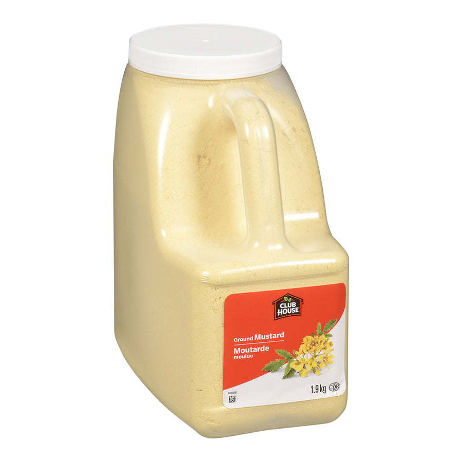 Spice Mustard Ground - 1 x 1.9 kg - Clubhouse - Restaurant and Foodservice Ingredients - Canadian Distribution