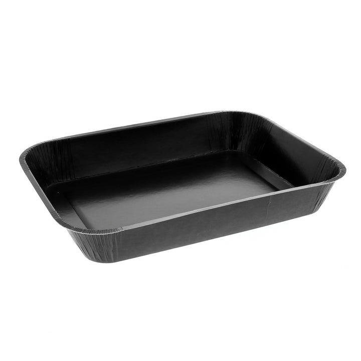 Tray Paper Dual Ovenable Black Ovnbl Blk PFAS-Free - 1 x 250 count - Pactiv Corp - Packaging and Accessories - Restaurant Supplies and Equipment - Canadian Distribution