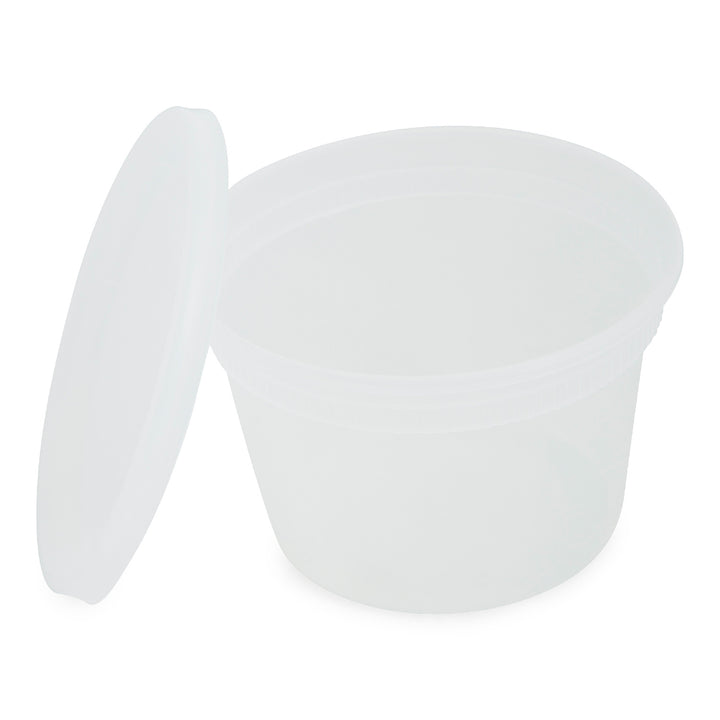 Container Plastic Deli Translucent With Lid - 240 x 16 oz - Delitainer - Packaging and Accessories - Restaurant Supplies and Equipment - Canadian Distribution