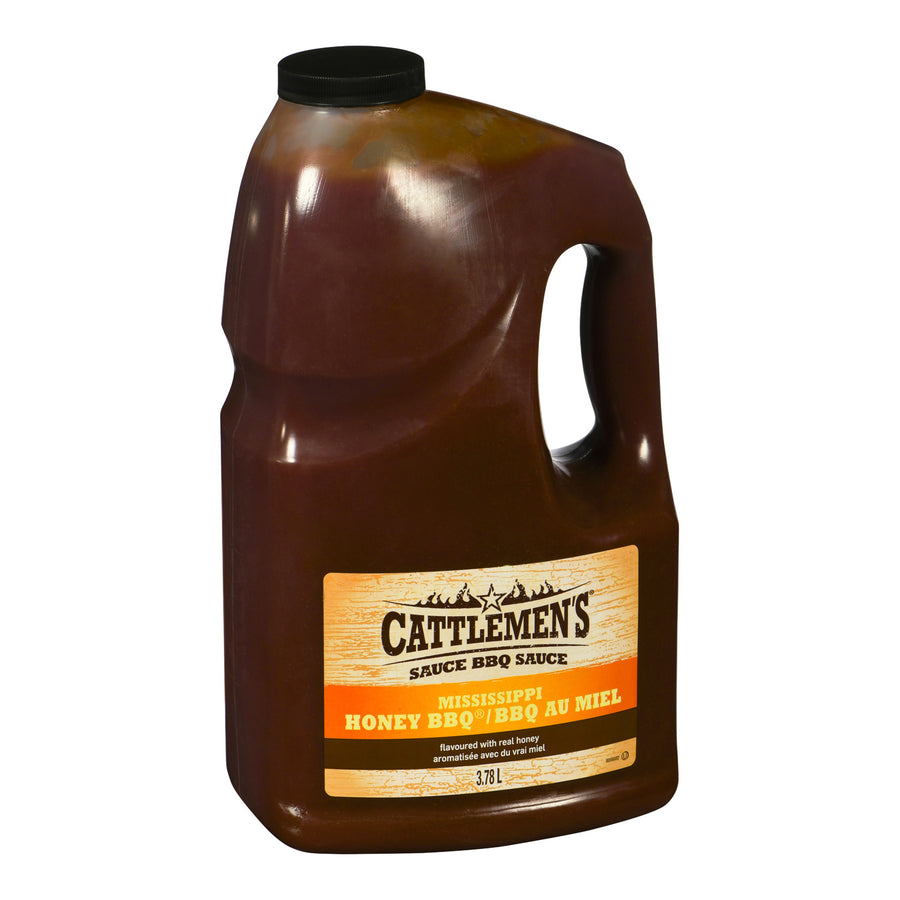 Sauce BBQ Mississippi Style Honey - 2 x 3.78 L - Cattlemen's - Restaurant and Foodservice Ingredients - Canadian Distribution