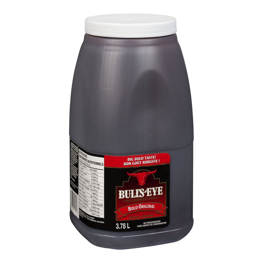 Sauce BBQ Bull's Eye - 2 x 3.78 L - Kraft - Restaurant and Foodservice Ingredients - Canadian Distribution