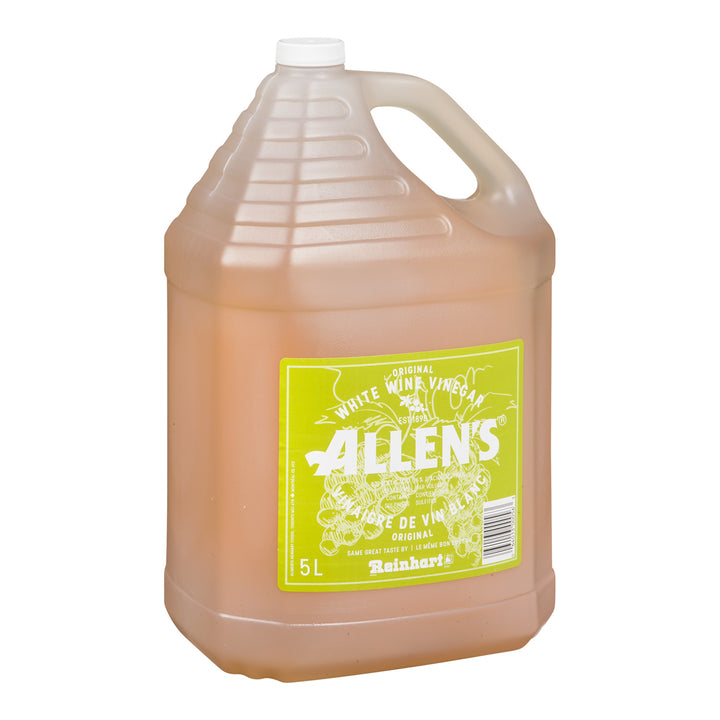 Vinegar White Wine - 2 x 5 L - Allens - Restaurant and Foodservice Ingredients - Canadian Distribution