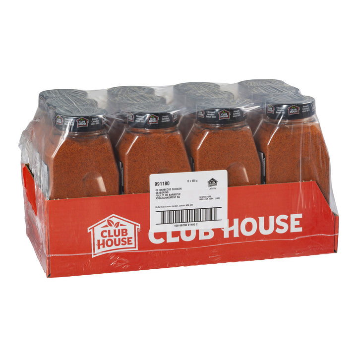 Seasoning Chicken BBQ Spices - 12 x 890 g - Clubhouse - Restaurant and Foodservice Ingredients - Canadian Distribution