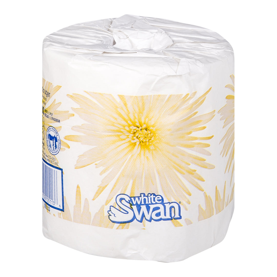 Tissue Toilet Bathroom 1 Ply - 48 x 1000 sh - White Swan - Packaging and Accessories - Restaurant Supplies and Equipment - Canadian Distribution