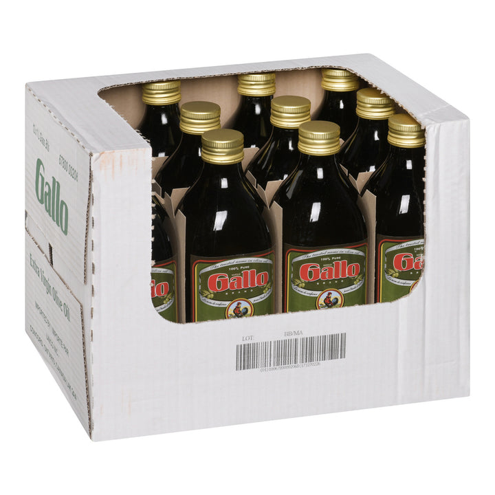 Oil Olive Extra Virgin - 12 x 1 Lr - Galo - Restaurant and Foodservice Ingredients - Canadian Distribution