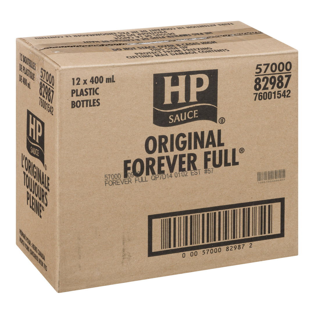 Sauce Original HP Forever Full - 12 x 400 mL - Heinz - Restaurant and Foodservice Ingredients - Canadian Distribution