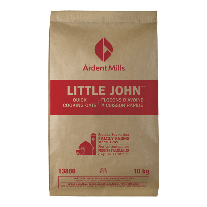 Cereal Oat Quick Little John - 1 x 10 kg - Ardent Mills Fl - Restaurant and Foodservice Ingredients - Canadian Distribution