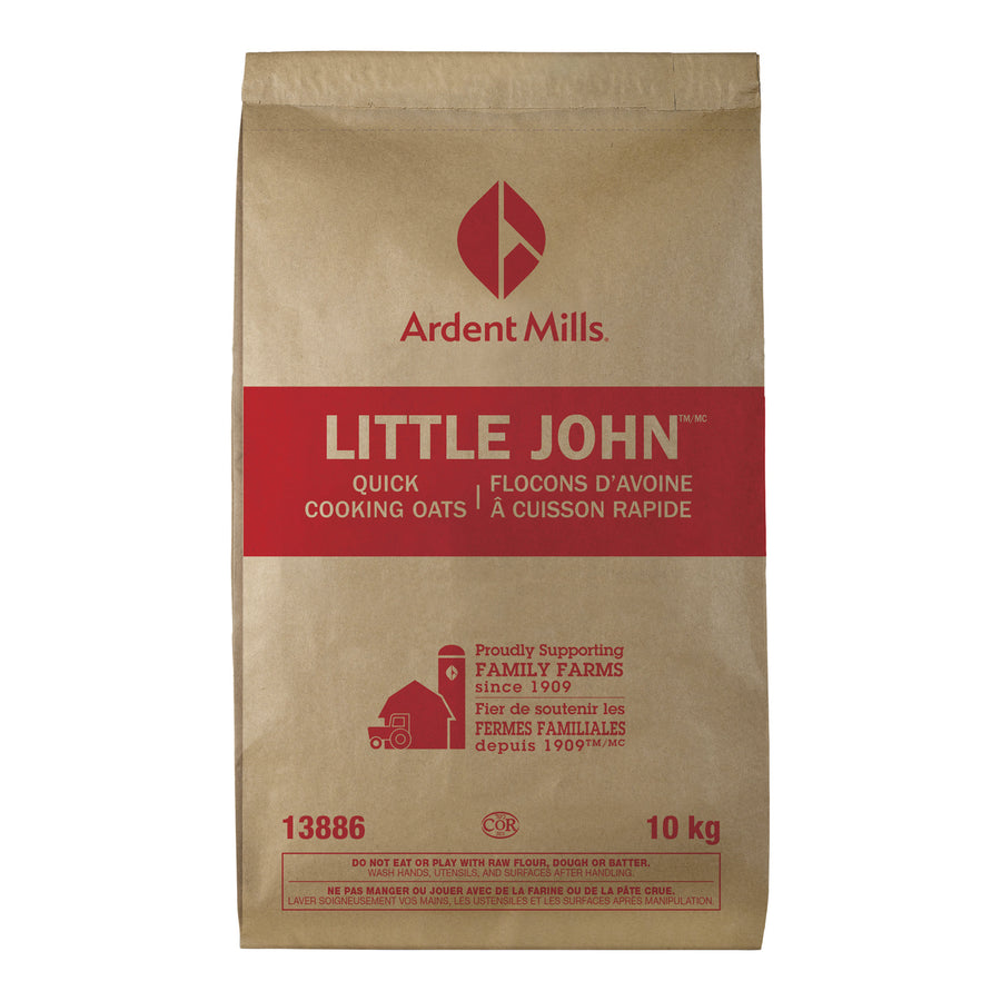 Cereal Oat Quick Little John - 1 x 10 kg - Ardent Mills Fl - Restaurant and Foodservice Ingredients - Canadian Distribution