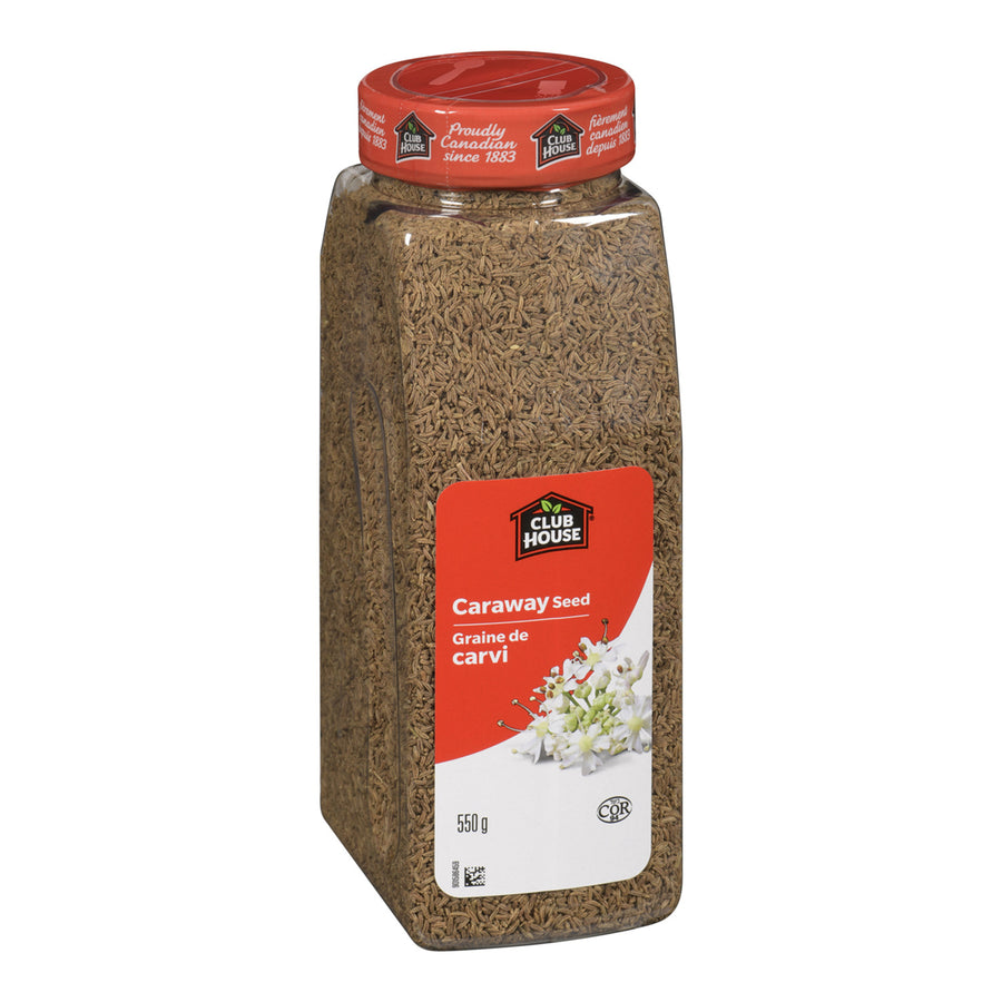 Spice Caraway Seeds Whole - 12 x 550 g (Case = 1 x 550 g) - Clubhouse - Restaurant and Foodservice Ingredients - Canadian Distribution