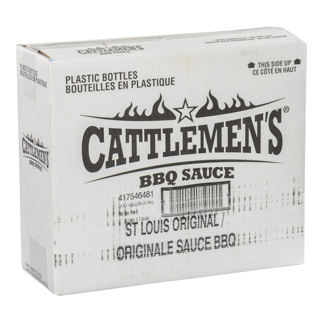 Sauce BBQ St. Louis Style Original - 2 x 3.78 L - Cattlemen's - Restaurant and Foodservice Ingredients - Canadian Distribution