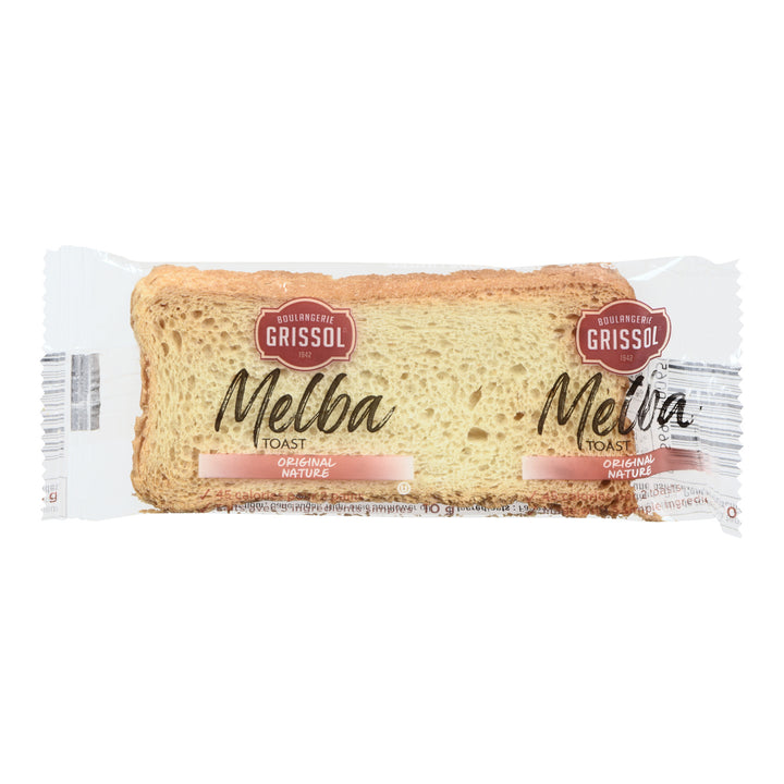 Cracker Melba Toast Portion Control - 400 x 2 count - Grissol - Restaurant and Foodservice Ingredients - Canadian Distribution