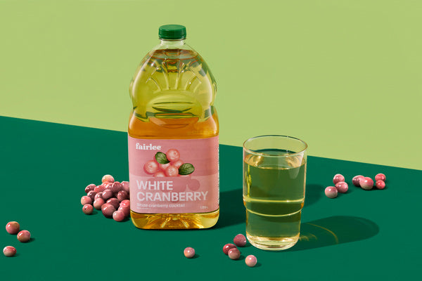 Juice Cranberry White - Fairlee Juices - 6 x 1.89 L - Restaurant and Foodservice Ingredients - Canadian Distribution - Ships Free Within Canada on Orders Above CAD $199