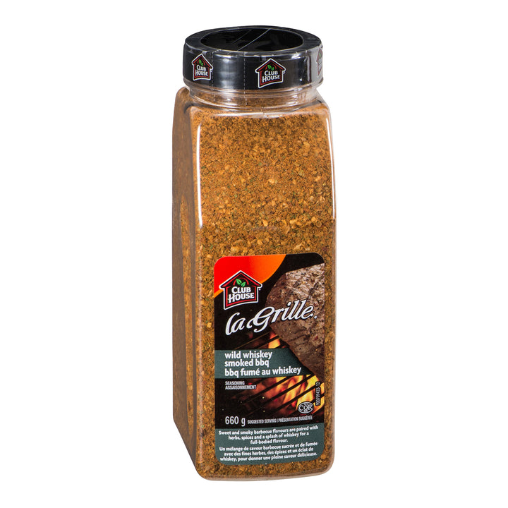 Seasoning BBQ Wild Whiskey Smoked - 12 x 660 g (Case = 1 x 660 g) - Lagril - Restaurant and Foodservice Ingredients - Canadian Distribution