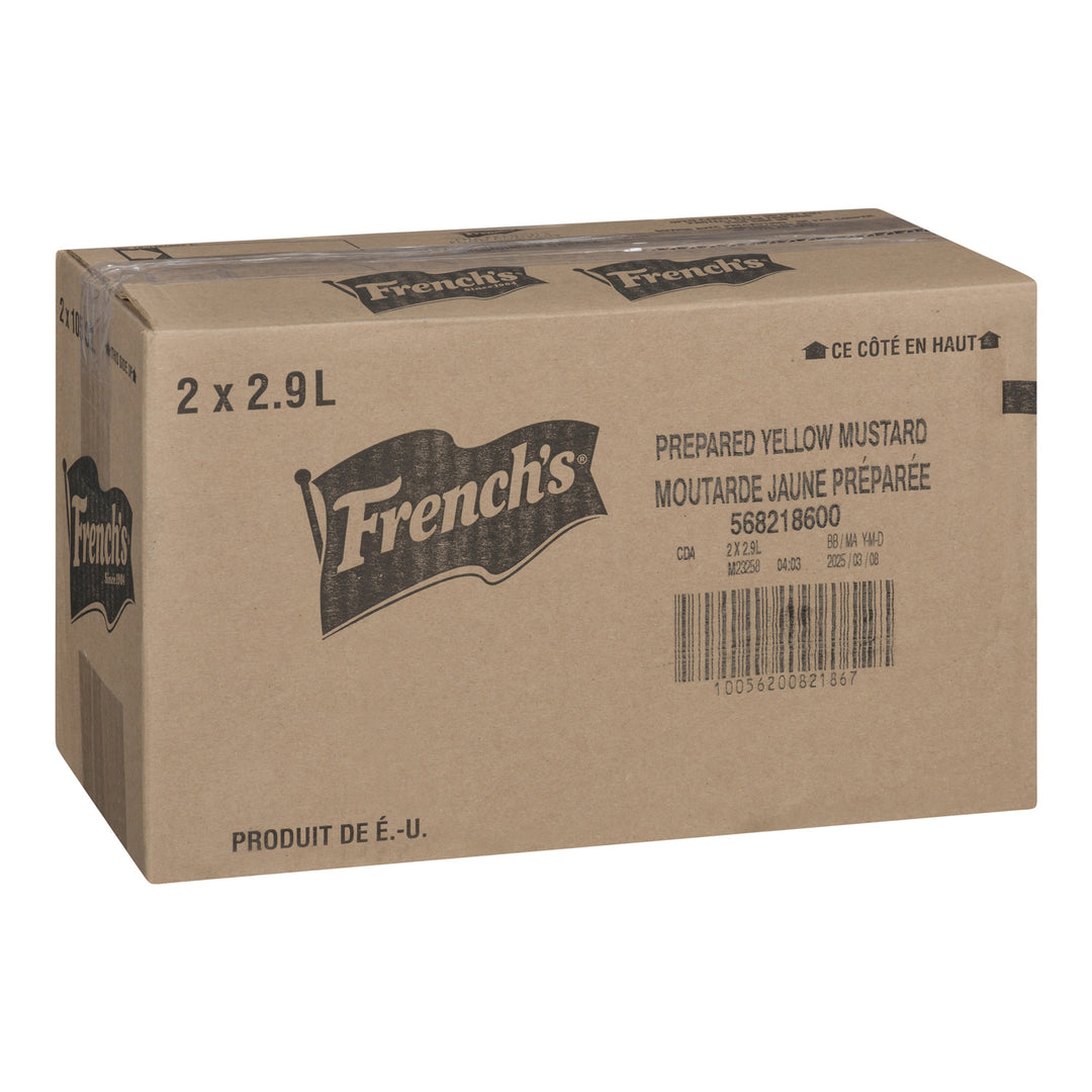 Jaune moutarde - 2 x 2,9 L - Frenchs - Ingrédients pour restaurants et services de restauration - Distribution canadienne