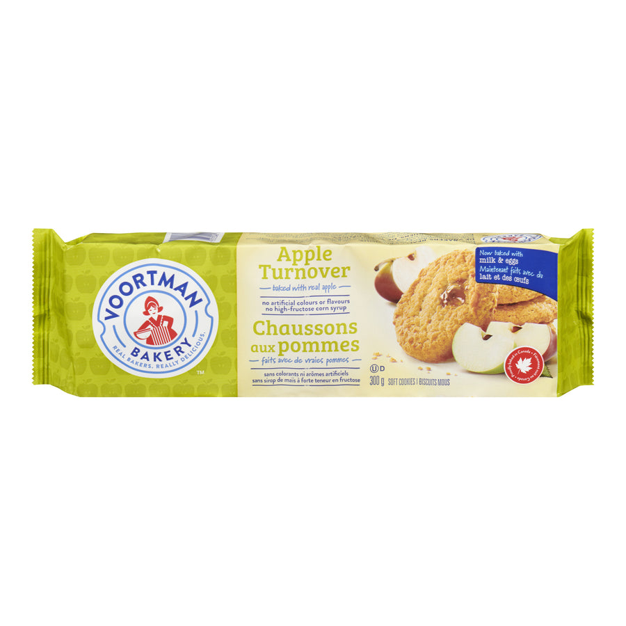 Cookie Apple Turnover - 12 x 300 g - Voortman - Restaurant and Foodservice Ingredients - Canadian Distribution